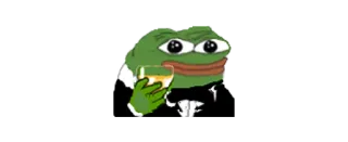 😁 Pepe the Frog pepe, sapo, meme, internet, chique, bebida, smoking telegram sticker