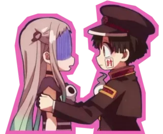 😍 Hanako-kun Toilet-bound Hanako-kun anime, sticker, hanako kun, hanako, toilet-bound hanako-kun, school, manga, characters whatsapp sticker