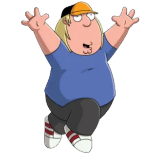 😜 Chris Griffin Family Guy chris griffin, family guy, cartoon, animated telegram sticker