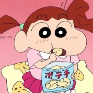 🤤 ポテチ Anime, Dessin animé, Nourriture, Snacks, Mignon, Fille, Chips telegram sticker