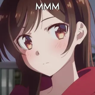 🤔 MMM Anime, Fille, Mignon telegram sticker