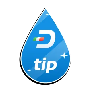 💧 tip cleaning, tip, service, water drop, logo telegram sticker