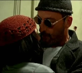 🖤 Léon Léon: The Professional Film, Léon, Léon (Le film), Mathilda, Natalie Portman, Jean Reno, Années 90 telegram sticker