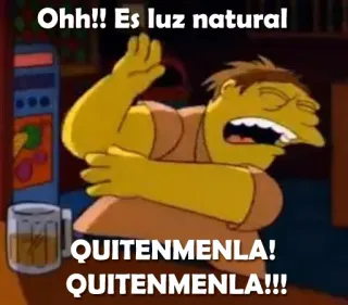 Voy al rato @SimpsonsGrupo telegram stickers
