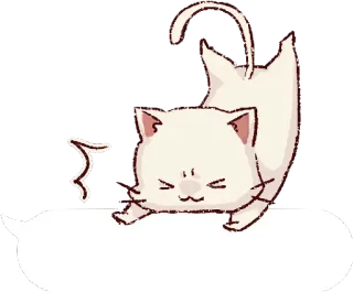 😖 cat, animal, pet, cute, kitten, cartoon telegram sticker