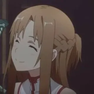 🍂 Asuna Yuuki Sword Art Online Anime, Gadis, Asuna, Sword Art Online, Karakter whatsapp sticker