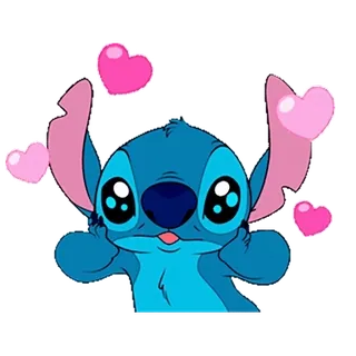 😍 Stitch lilo & stitch, dễ thương, disney, trái tim, đáng yêu, hoạt hình, tình yêu, người ngoài hành tinh telegram sticker