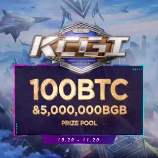🔆 KCGT KING'S CUP GLOBAL INVITATIONAL 100BTC &5,000,000BGB PRIZE POOL 10.20 - 11.20 คริปโทเคอร์เรนซี, เงินรางวัลรวม, ทัวร์นาเมนต์เชิญ, ทัวร์นาเมนต์, บิตคอยน์, สกุลเงินดิจิทัล, การแข่งขัน telegram sticker