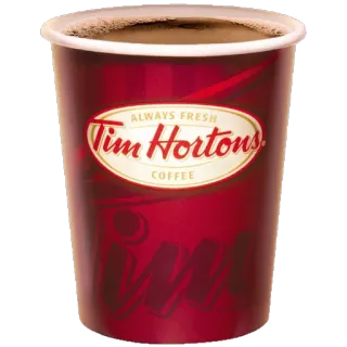 ☕ ALWAYS FRESH
Tim Hortons
COFFEE coffee, tim hortons, drink, cafe, cup telegram sticker