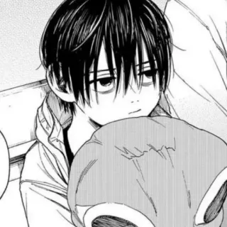 🌚 Anime, Manga, Ragazzo, Carino, Illustrazione, Disegno whatsapp sticker