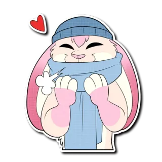 ❄ Bunny whatsapp sticker