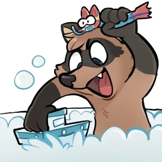 Radicoon! whatsapp stickers