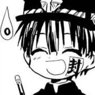 😄 Hanako-kun Toilet-bound Hanako-kun 封 Anime, Manga, Hantu, Lucu, Karakter, Hanako-kun, Toilet-bound Hanako-kun, Stiker whatsapp sticker