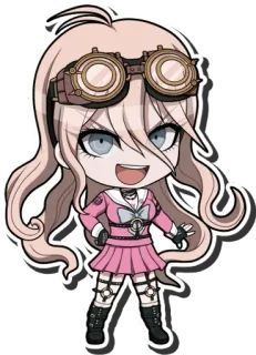 🔩 Miu Iruma Danganronpa V3: Killing Harmony anime, video game, chibi, Danganronpa, Miu Iruma telegram sticker