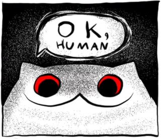 Gloomy Cat telegram stickers