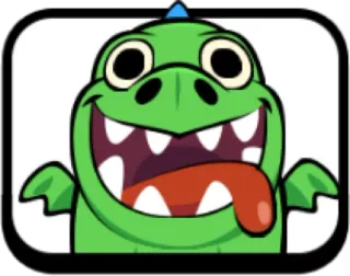 😛 dessin animé, monstre, dragon, vert telegram sticker