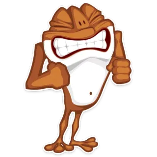 😁 만화, 동물, 스티커, 개구리, 웃긴, 귀여운 telegram sticker