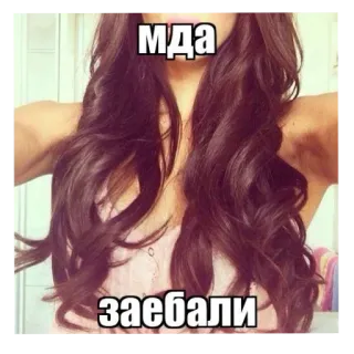 💇 мда
заебали russisch, meme, genervt, irritiert whatsapp sticker