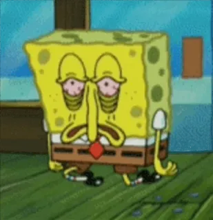 😭 SpongeBob SquarePants whatsapp sticker