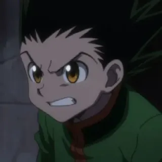 😠 Gon Freecss Hunter x Hunter anime, gon freecss, hunter x hunter, angry, character telegram sticker