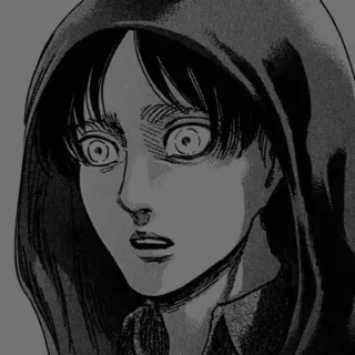 😲 Eren Yeager Attack on Titan Anime, Manga, Attack on Titan, Eren Jäger, Horror, Fantasy telegram sticker