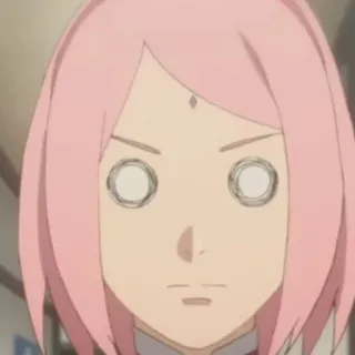 😌 Sakura Naruto anime, sakura haruno, naruto, funny, cartoon telegram sticker