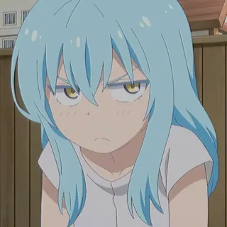 🌟 Rimuru Tempest That Time I Got Reincarnated as a Slime アニメ, 異世界, スライム, リムル=テンペスト, ファンタジー whatsapp sticker