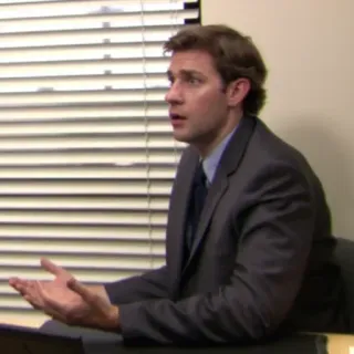 🗞 Jim Halpert The Office fernseher, büro, jim, halpert, mitarbeiter telegram sticker