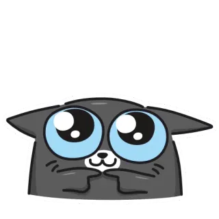 👉 gatto, carino, animale, gattino, kawaii, cartone animato telegram sticker