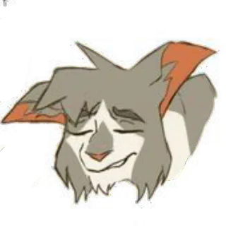 😔 Katze, Tier, Sticker, Cartoon, Säugetier, Katzenartig telegram sticker
