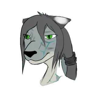 😐 Furry, Anthropomorphe, Dessin animé, Animal, Personnage, Mammifère whatsapp sticker