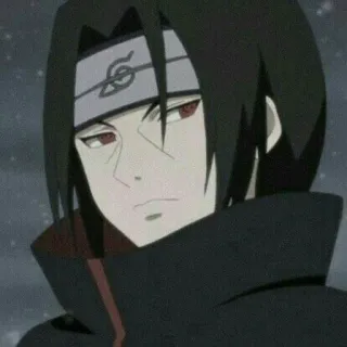 🕸 Itachi Uchiha Naruto itachi, naruto, anime, uchiha, manga, postać telegram sticker