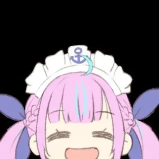 👾 Minato Aqua Anime, VTuber, Imut, Idol, Gadis Anime, Minato Aqua telegram sticker
