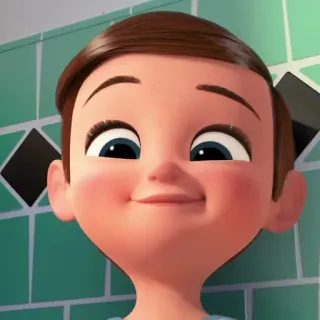 🙂 Boss Baby The Boss Baby desenho animado, bebê, personagem, animação telegram sticker