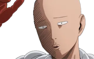 saitama by @shadowalonee whatsapp stickers