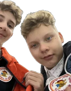 🙌 Słoneczko syn. crianças, meninos, amizade, emblema, selfie telegram sticker