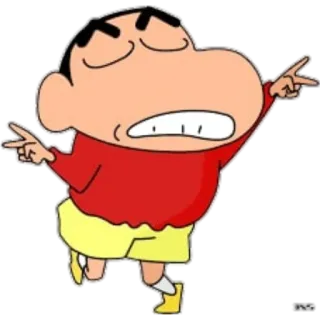 ❤ Shin-chan Crayon Shin-chan ชินจัง, การ์ตูน, อนิเมะ, สัญลักษณ์สันติภาพ, ตัวละคร telegram sticker