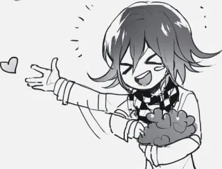 🏁 Kokichi Oma Danganronpa V3: Killing Harmony Anime, Danganronpa, Kokichi Oma, Charakter, Videospiel, Niedlich, Fanart whatsapp sticker