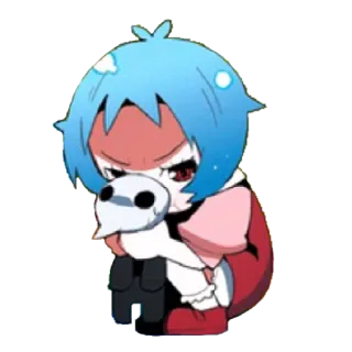 🔹 Anime, Dibujos animados, Lindo, Enojado, Calavera telegram sticker