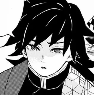 🌊 Giyu Tomioka Demon Slayer Anime, Manga, Demon Slayer, Giyu Tomioka, Charakter telegram sticker