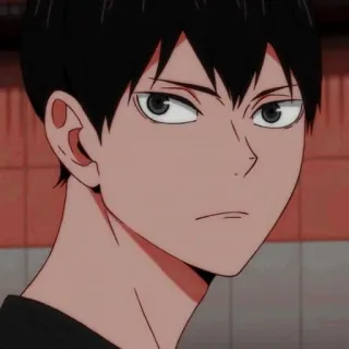🎭 Tobio Kageyama Haikyu!! anime, haikyuu, kageyama, tobio, volleyball, sports telegram sticker