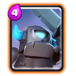 💛 P.E.K.K.A Clash Royale video game, character, P.E.K.K.A, Clash Royale, armor, card game, strategy game telegram sticker