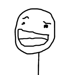 😅 gambar, wajah, orang lidi, emoji telegram sticker