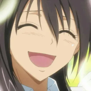 🎀 Anime, Mädchen, Lächeln, süß telegram sticker