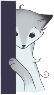 👋 raposa, animal, fofo, desenho animado, adesivo whatsapp sticker