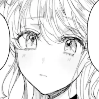 🥺 Dziewczyna anime, Manga, Ilustracja, Szkic, Postać kobieca telegram sticker
