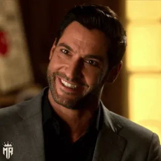 🥃 Lucifer Morningstar Lucifer 루시퍼, 루시퍼 모닝스타, TV 프로그램, 폭스, 넷플릭스 whatsapp sticker
