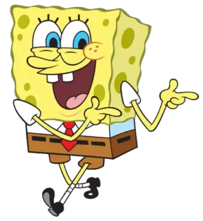 😉 SpongeBob SquarePants SpongeBob, Cartoon, Nickelodeon, lustig, Figur telegram sticker