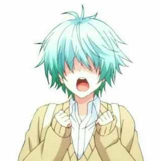 😫 Anime, Cartone animato, Personaggio, Ragazzo, Carino, Kawaii, Allegro telegram sticker