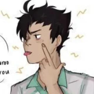 🐈 Anime, Manga, Personnage, Geste, Doigt d'honneur whatsapp sticker